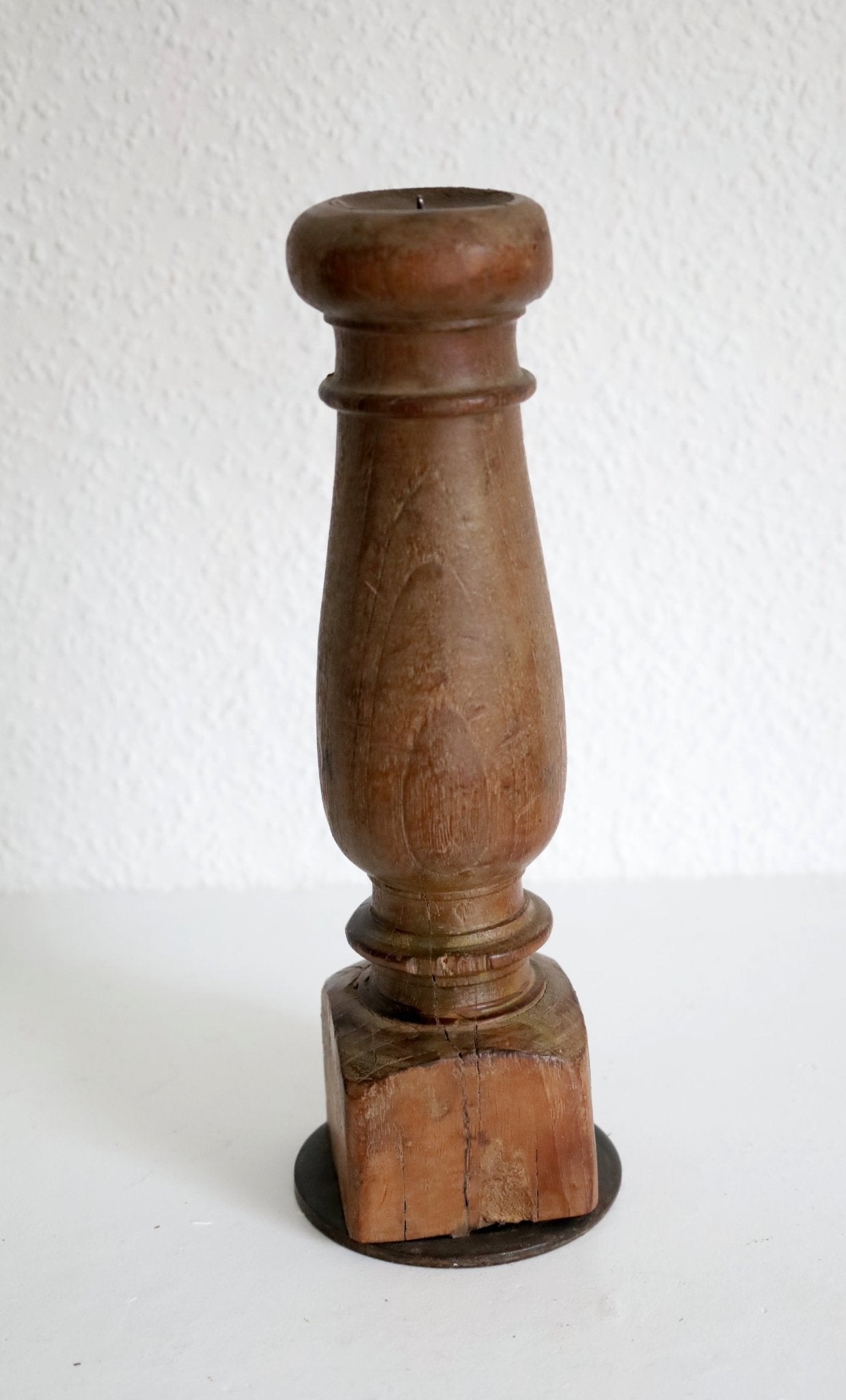 Kerzenständer aus Altholz - Unikat Shabby Chic Landhausstil {{ Shabby Chic und Landhaus Deko }} {{ www.Stein-Alt.de }}