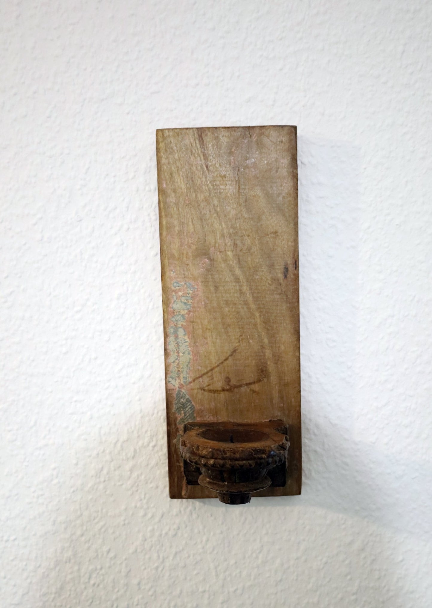 Kerzenständer Wand Altholz - Einzigartiger Kerzenhalter im Landhausstil {{ Shabby Chic und Landhaus Deko }} {{ www.Stein-Alt.de }}