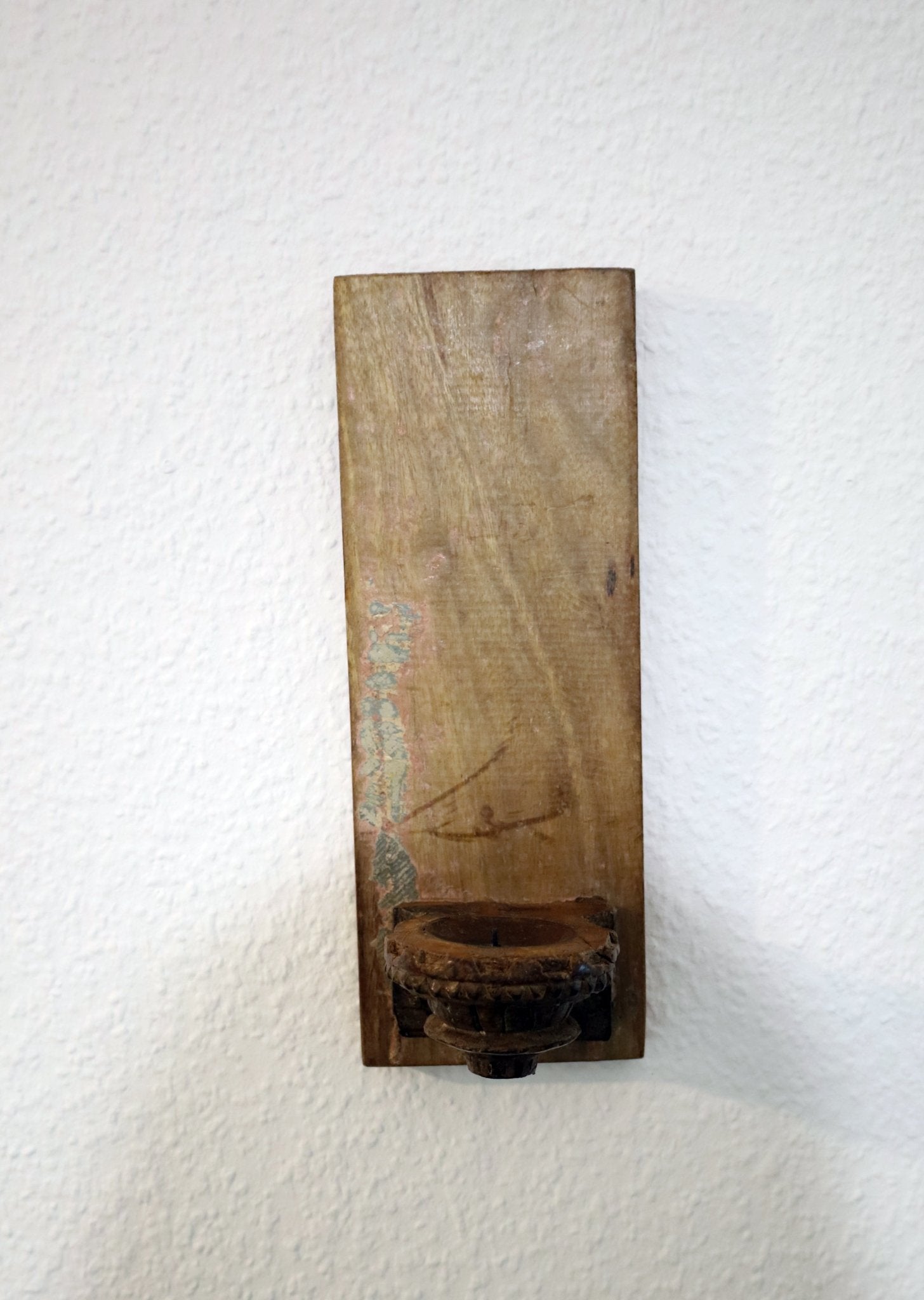 Kerzenständer Wand Altholz - Einzigartiger Kerzenhalter im Landhausstil {{ Shabby Chic und Landhaus Deko }} {{ www.Stein-Alt.de }}
