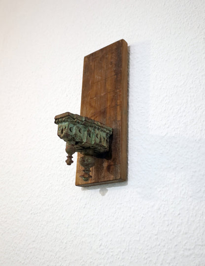 Kerzenhalter für die Wand Kerzenständer Wand Altholz – Einzigartiger Kerzenhalter im Landhausstil Shabby Chic und Landhaus Deko bei www.Stein-Alt.de