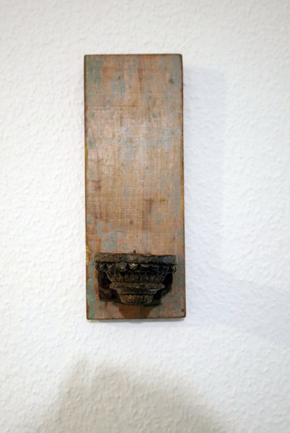 Kerzenhalter für die Wand Kerzenständer Wand Altholz – Einzigartiger Kerzenhalter im Landhausstil Shabby Chic und Landhaus Deko bei www.Stein-Alt.de