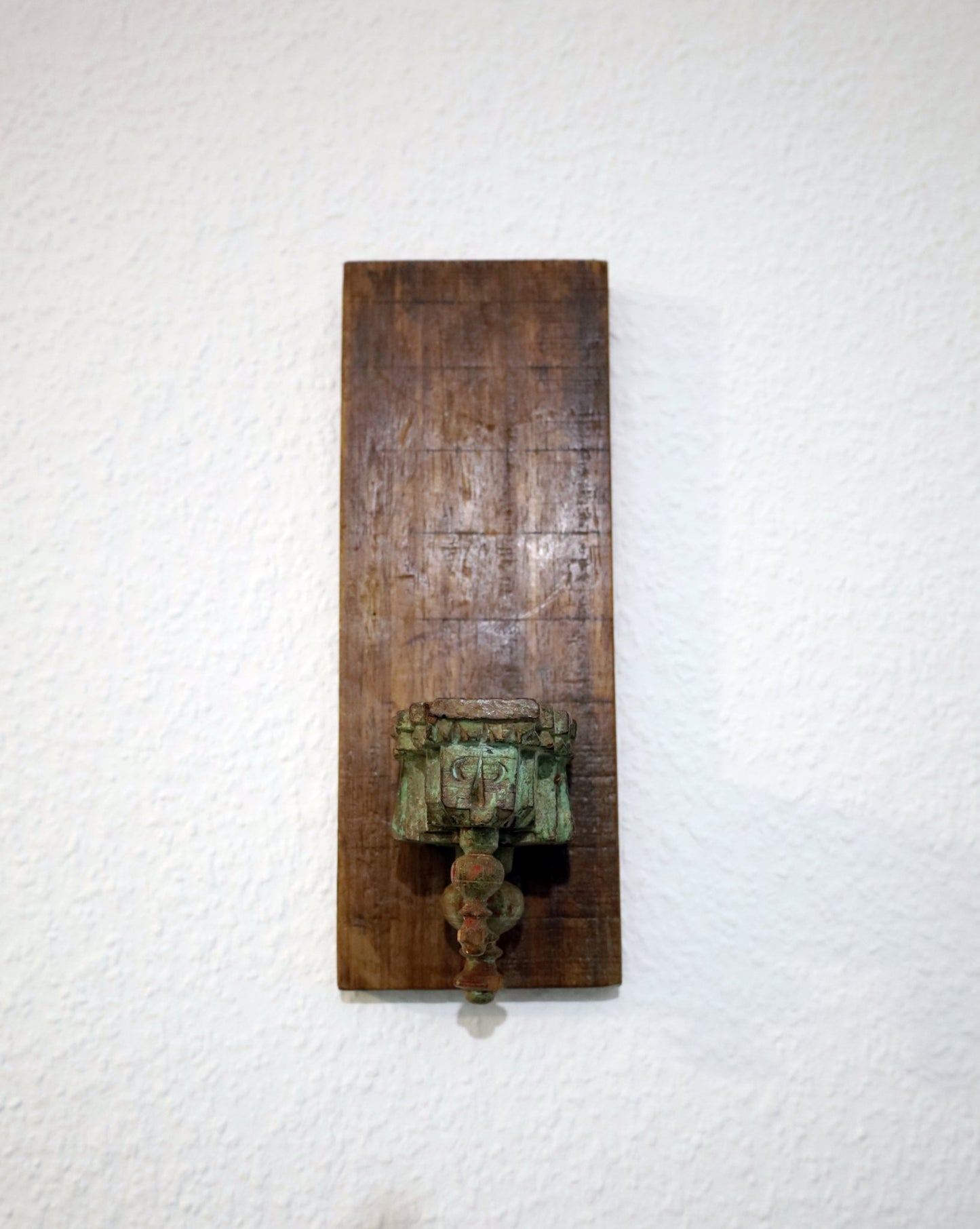 Kerzenständer Wand Altholz - Einzigartiger Kerzenhalter im Landhausstil {{ Shabby Chic und Landhaus Deko }} {{ www.Stein-Alt.de }}