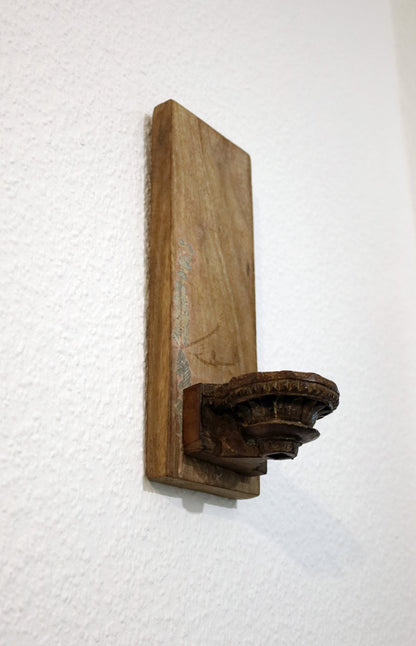 Kerzenhalter für die Wand Kerzenständer Wand Altholz – Einzigartiger Kerzenhalter im Landhausstil 1 Shabby Chic und Landhaus Deko bei www.Stein-Alt.de