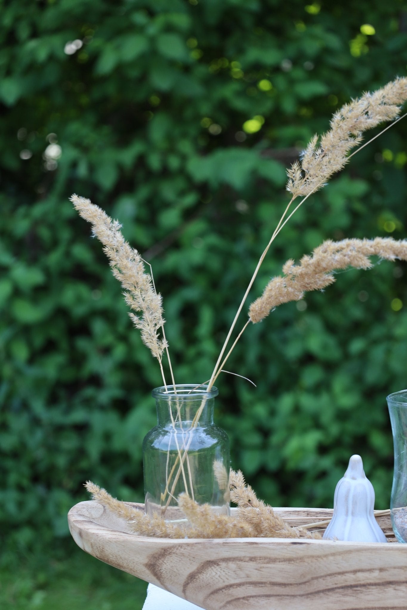 Kleine Glasvase Blumenvase 2er Set - Clayre & Eef Landhausstil {{ Shabby Chic und Landhaus Deko }} {{ www.Stein-Alt.de }}