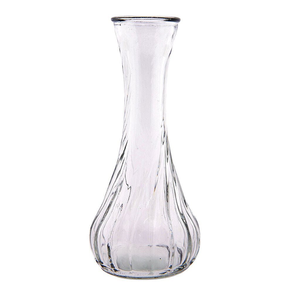 Kleine Glasvasen 3er Set - Dekorative Mini Vasen für Blumen {{ Shabby Chic und Landhaus Deko }} {{ www.Stein-Alt.de }}