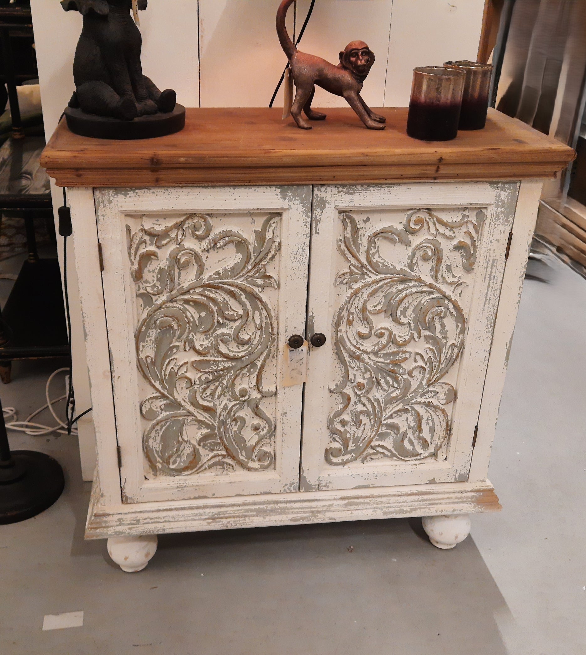 Kommode Shabby Chic Weiß – Sideboard Landhaus Anrichte Holz | Clayre & Eef {{ Shabby Chic und Landhaus Deko }} {{ www.Stein-Alt.de }}