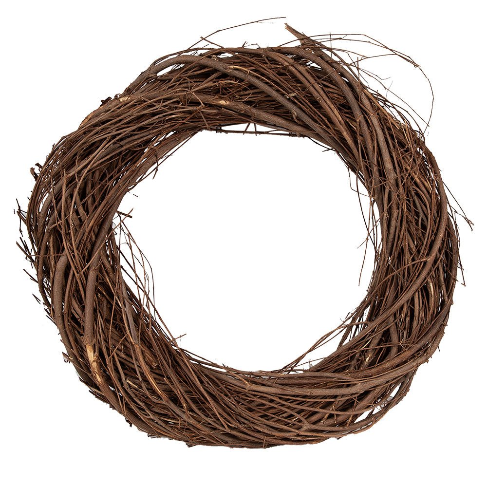 Kranz aus Weidenruten Natur braun - Adventskranz Rohling aus Holz - Ø 25-50 cm {{ Shabby Chic und Landhaus Deko }} {{ www.Stein-Alt.de }}