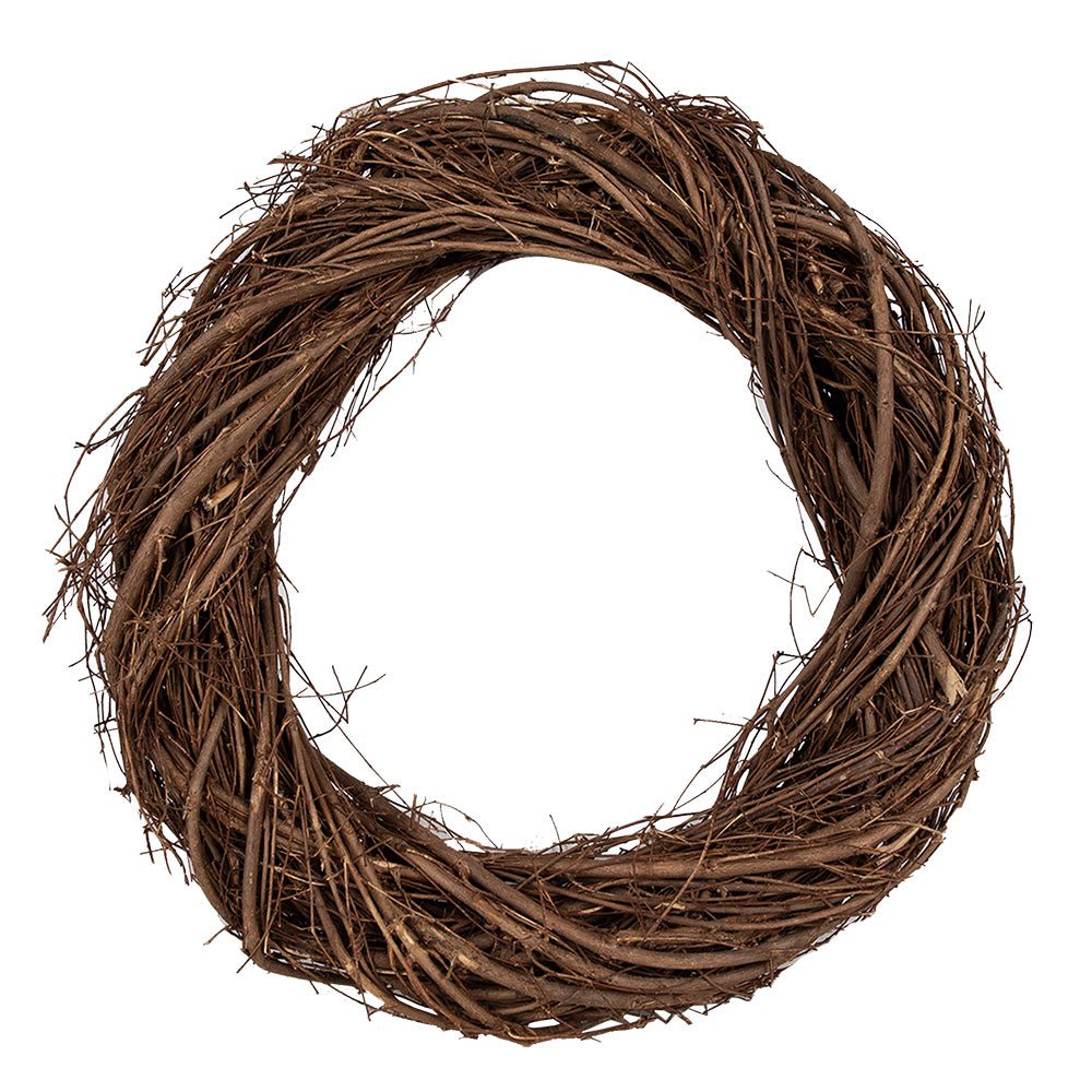 Kranz aus Weidenruten Natur braun - Adventskranz Rohling aus Holz - Ø 25-50 cm {{ Shabby Chic und Landhaus Deko }} {{ www.Stein-Alt.de }}