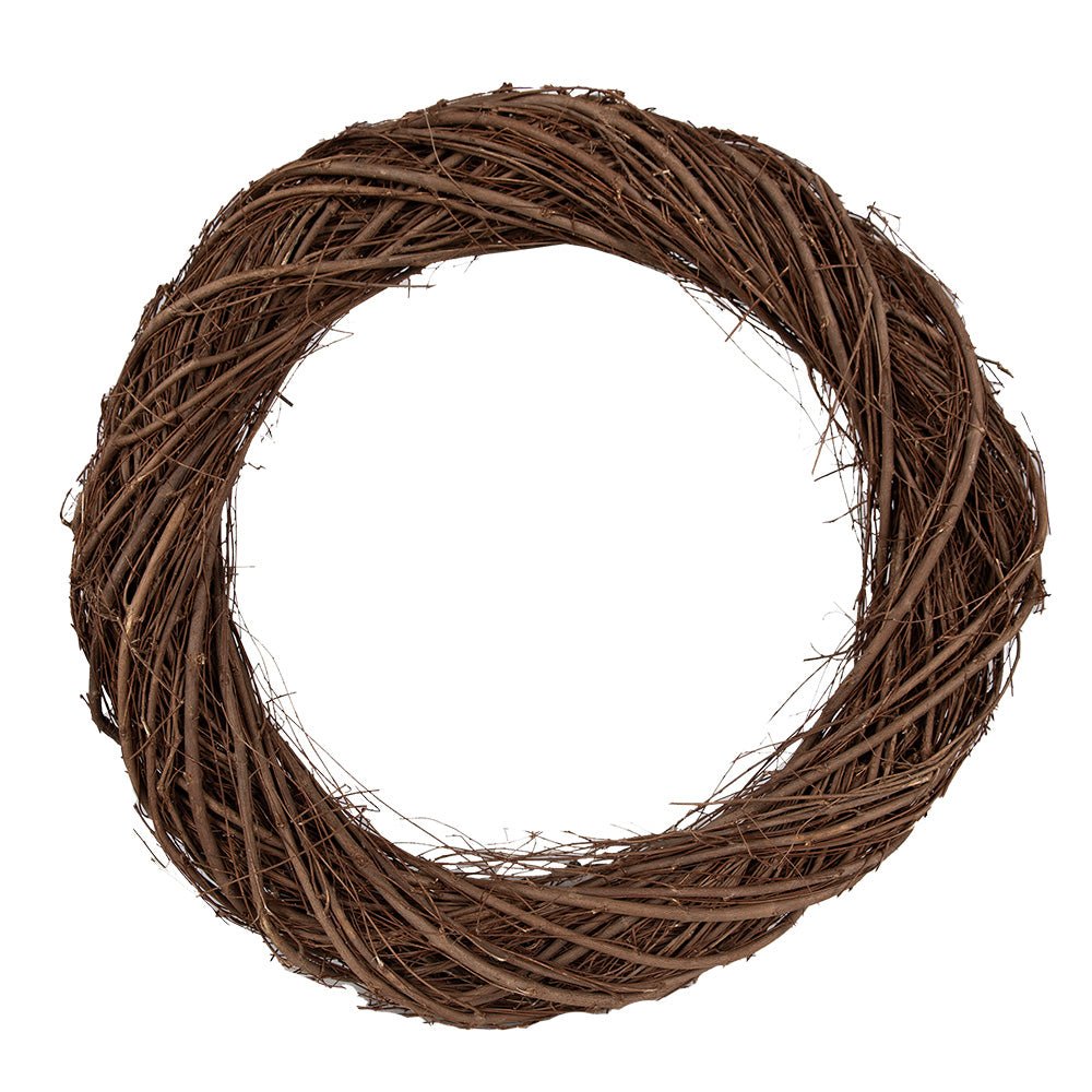Kranz aus Weidenruten Natur braun - Adventskranz Rohling aus Holz - Ø 25-50 cm {{ Shabby Chic und Landhaus Deko }} {{ www.Stein-Alt.de }}