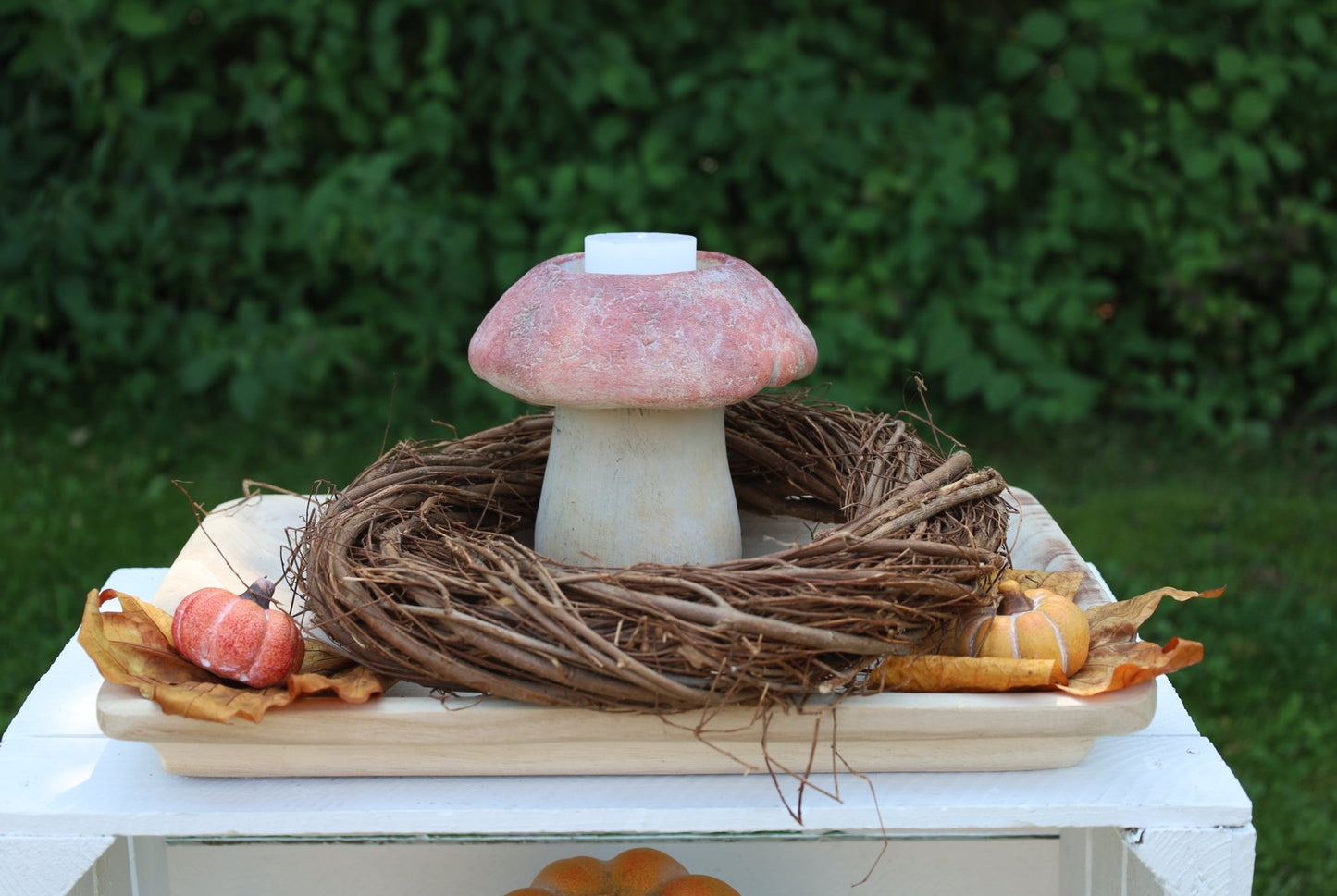 Kranz aus Weidenruten Natur braun - Adventskranz Rohling aus Holz - Ø 25-50 cm {{ Shabby Chic und Landhaus Deko }} {{ www.Stein-Alt.de }}