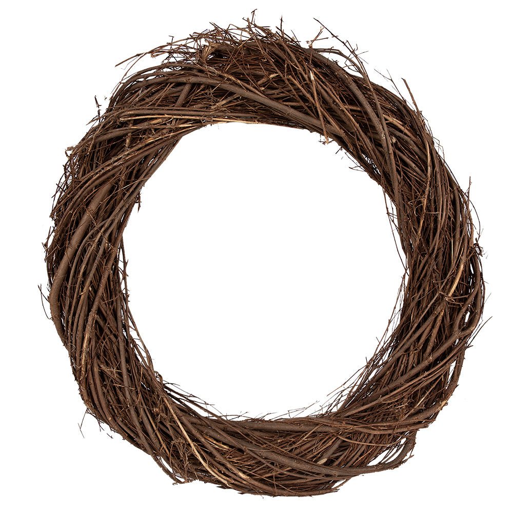 Kranz aus Weidenruten Natur braun - Adventskranz Rohling aus Holz - Ø 25-50 cm {{ Shabby Chic und Landhaus Deko }} {{ www.Stein-Alt.de }}
