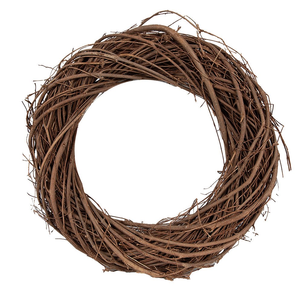 Kranz aus Weidenruten Natur braun - Adventskranz Rohling aus Holz - Ø 25-50 cm {{ Shabby Chic und Landhaus Deko }} {{ www.Stein-Alt.de }}