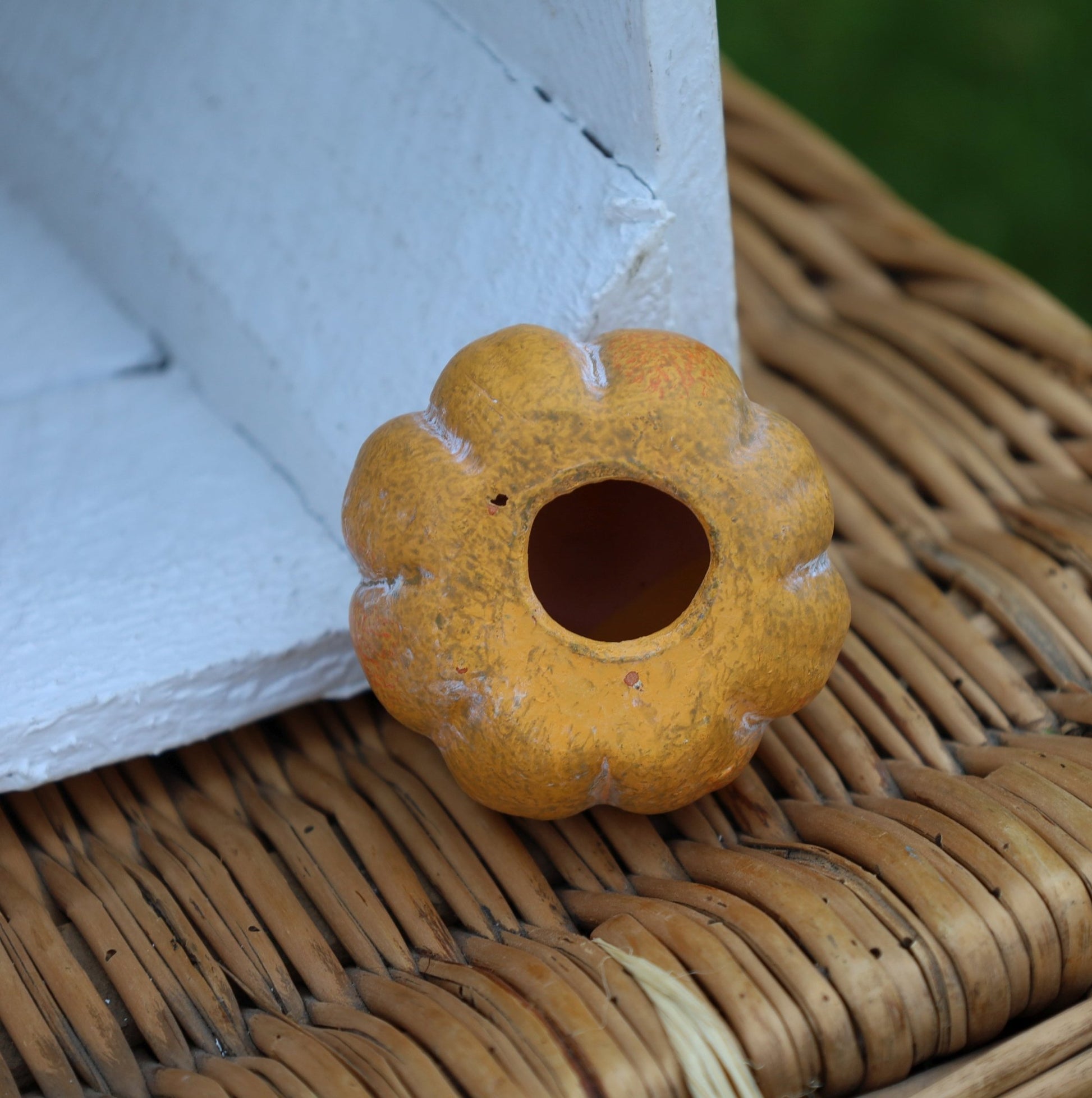 Kürbis Deko Herbst 3er Set - Keramik Orange Kürbisse Clayre & Eef {{ Shabby Chic und Landhaus Deko }} {{ www.Stein-Alt.de }}
