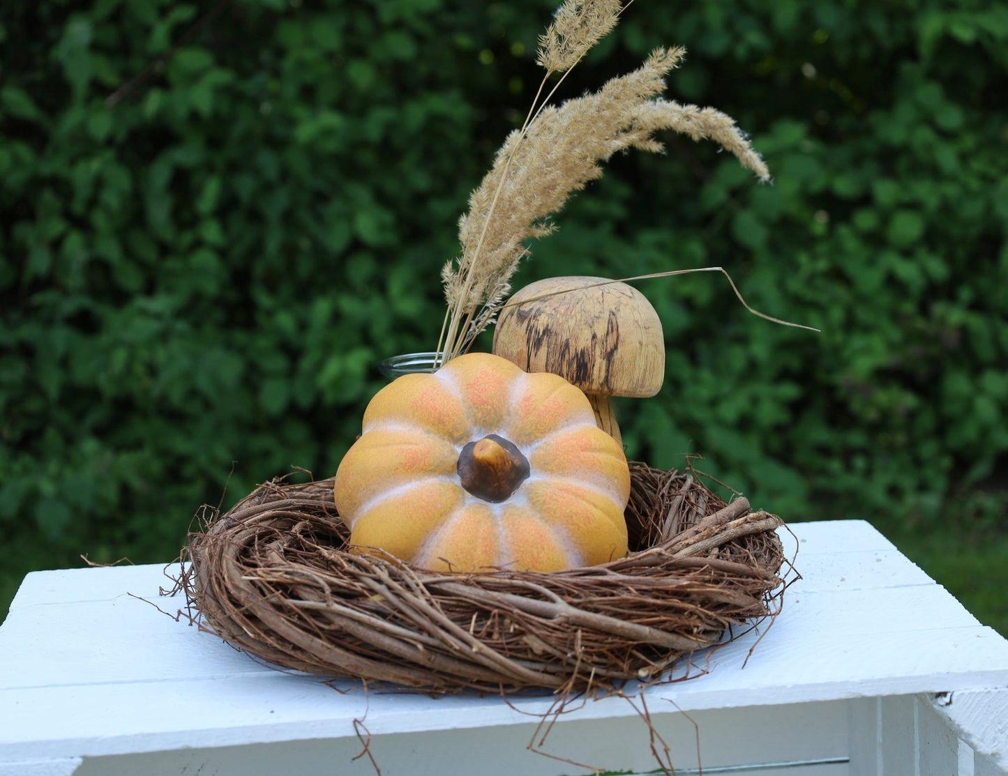 Kürbis Dekoration Herbst - Keramik Orange, Clayre & Eef {{ Shabby Chic und Landhaus Deko }} {{ www.Stein-Alt.de }}