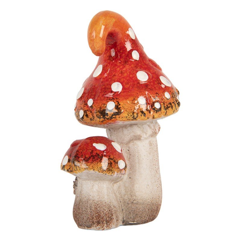 Märchenhafte Keramik-Pilze – Herbstdekoration Fliegenpilz | Clayre & Eef {{ Shabby Chic und Landhaus Deko }} {{ www.Stein-Alt.de }}