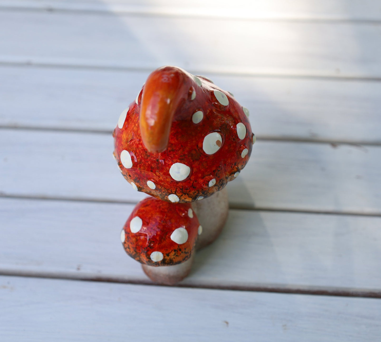 Märchenhafte Keramik-Pilze – Herbstdekoration Fliegenpilz | Clayre & Eef {{ Shabby Chic und Landhaus Deko }} {{ www.Stein-Alt.de }}
