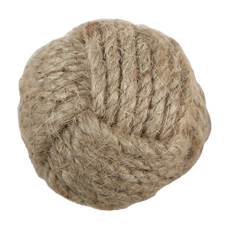 Maritimer Möbelknauf / Schubladengriff: Seilknoten aus Jute {{ Shabby Chic und Landhaus Deko }} {{ www.Stein-Alt.de }}