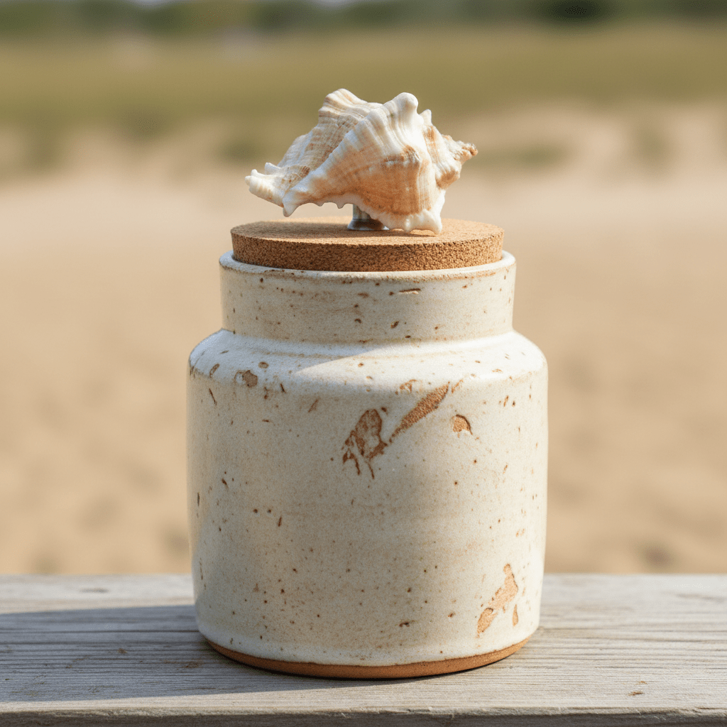 Möbelknöpfe & -knäufe Möbelknauf Echte Muschel Weiß – Schubladengriff Maritim Shabby Chic Landhaus 7x5x6 cm Clayre & Eef Shabby Chic und Landhaus Deko bei www.Stein-Alt.de
