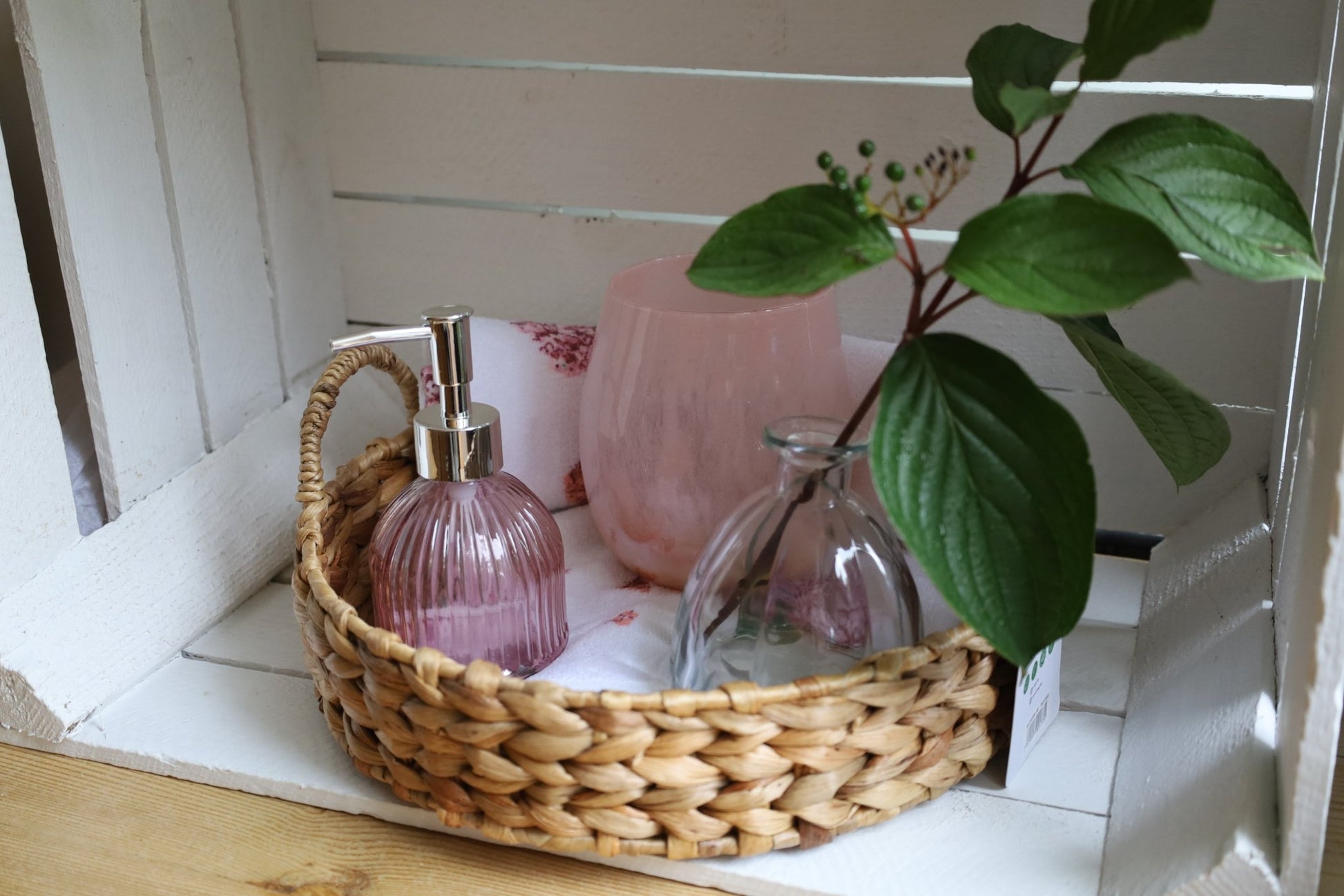 Muschelförmige Glasvase 2er Set - Transparente Blumenvase für Hochzeit & Tischdekoration {{ Shabby Chic und Landhaus Deko }} {{ www.Stein-Alt.de }}
