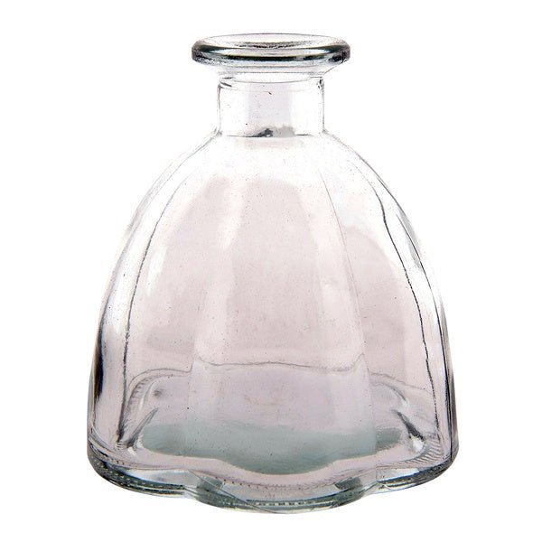 Muschelförmige Glasvase 2er Set - Transparente Blumenvase für Hochzeit & Tischdekoration {{ Shabby Chic und Landhaus Deko }} {{ www.Stein-Alt.de }}