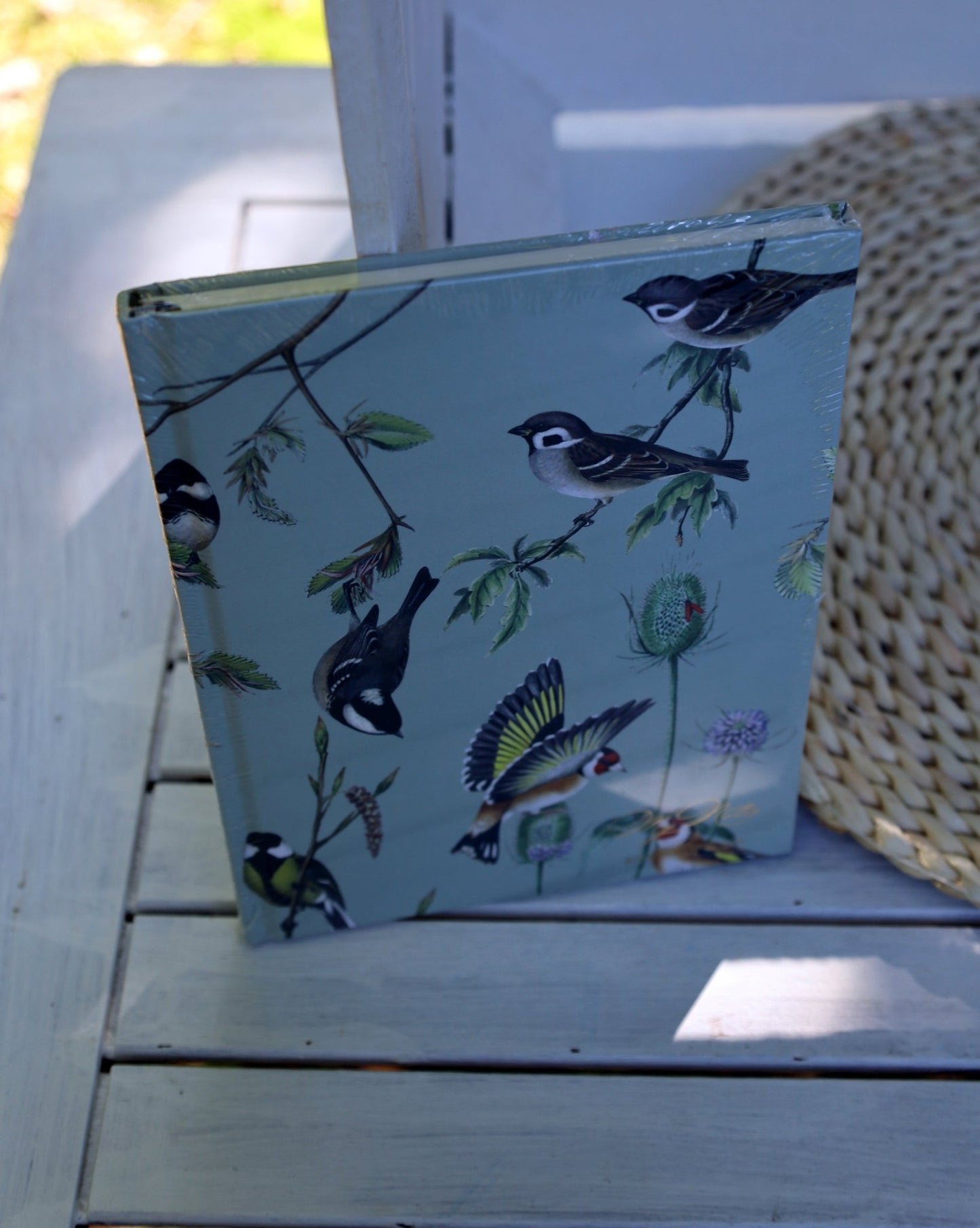Notizbuch DIN A5 – Flower Garden Kollektion mit Blumen- oder Vogelmotiven {{ Shabby Chic und Landhaus Deko }} {{ www.Stein-Alt.de }}