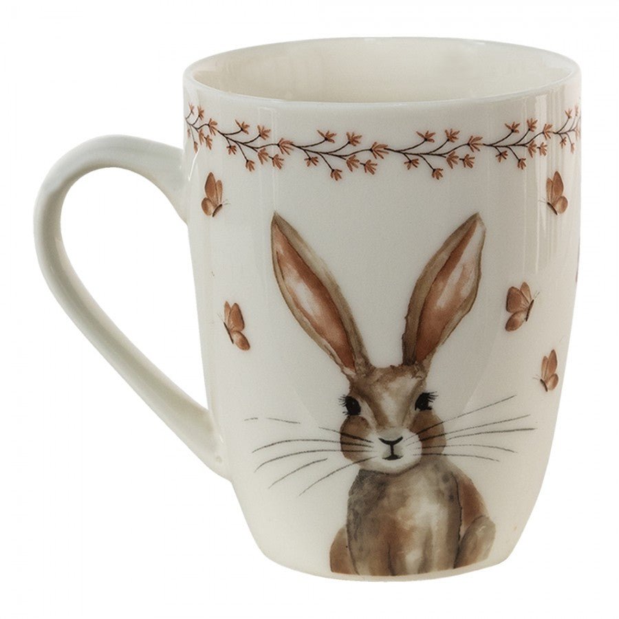 Oster Geschirr Porzellan mit Hasen-Motiv – Teller, Tasse & Schale Landhaus-Stil {{ Shabby Chic und Landhaus Deko }} {{ www.Stein-Alt.de }}