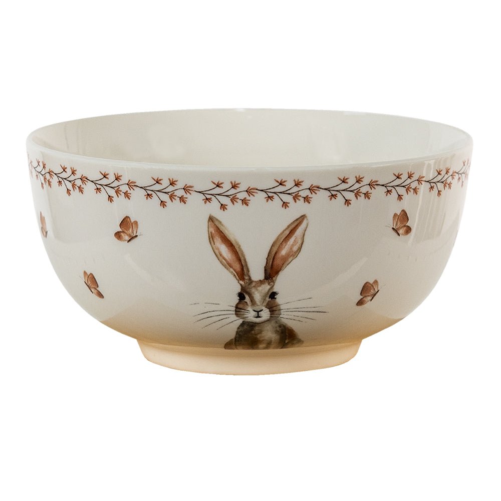 Oster Geschirr Porzellan mit Hasen-Motiv – Teller, Tasse & Schale Landhaus-Stil {{ Shabby Chic und Landhaus Deko }} {{ www.Stein-Alt.de }}