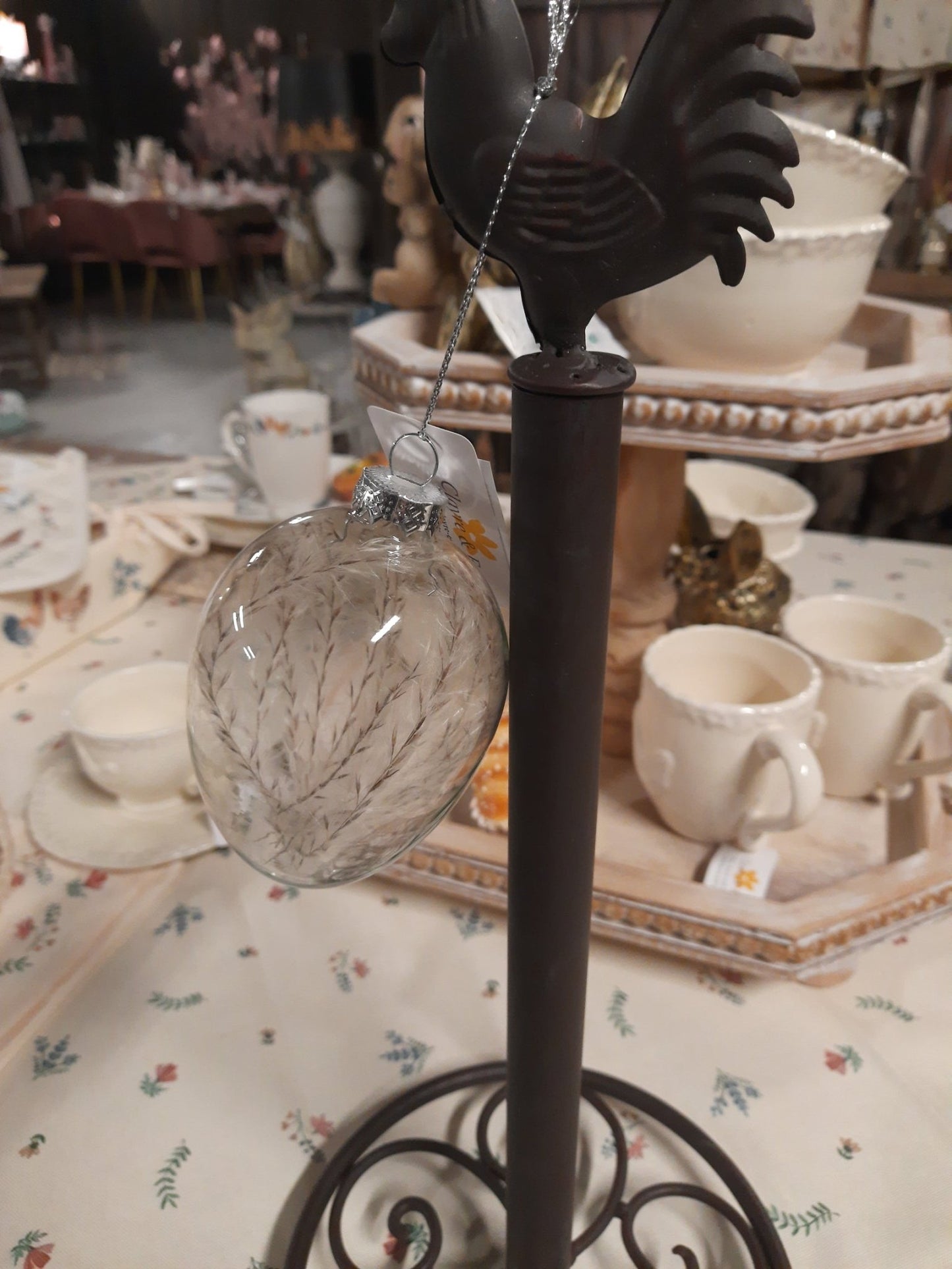 Ostereier Glas 3er Set – Gefüllt mit Trockenblumen – Frühlingsdeko Landhaus {{ Shabby Chic und Landhaus Deko }} {{ www.Stein-Alt.de }}