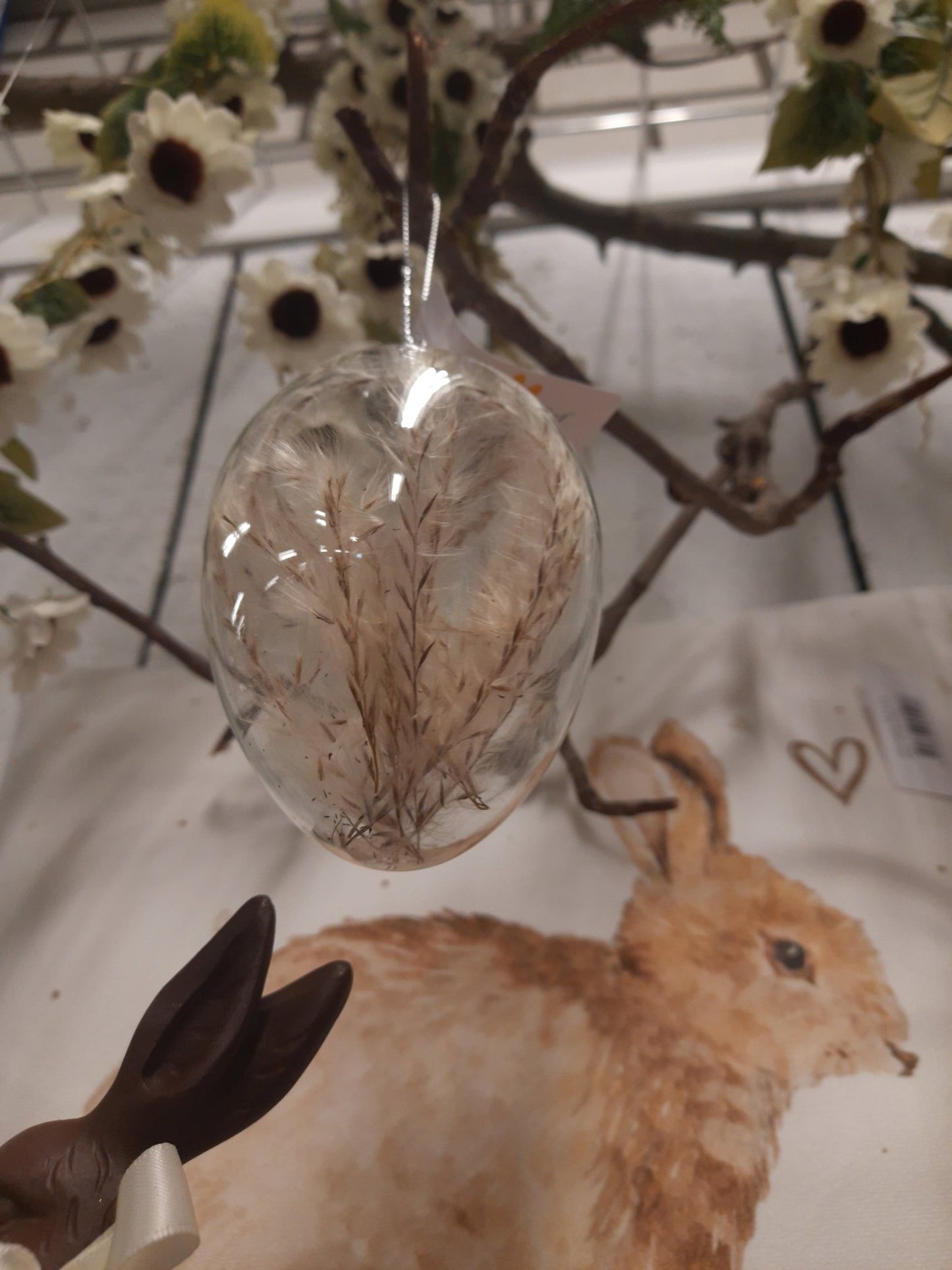 Ostereier Glas 3er Set – Gefüllt mit Trockenblumen – Frühlingsdeko Landhaus {{ Shabby Chic und Landhaus Deko }} {{ www.Stein-Alt.de }}