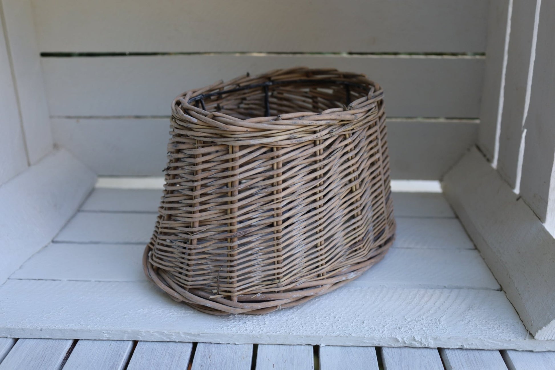 Ovaler Lampenschirm Rattan Braun E27 - Clayre & Eef Landhausstil {{ Shabby Chic und Landhaus Deko }} {{ www.Stein-Alt.de }}
