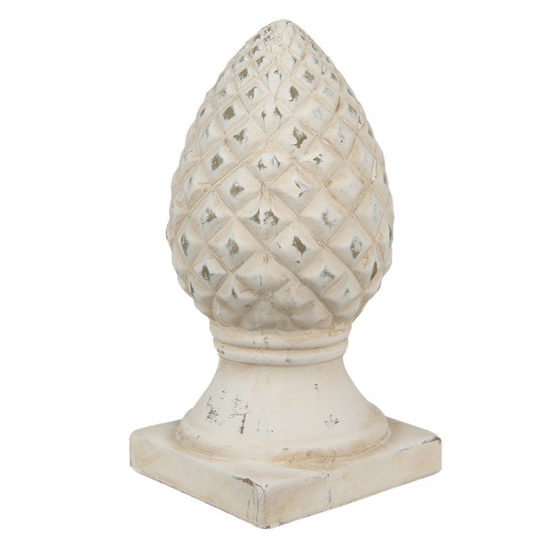 Pinienzapfen Terracotta | Garten-Deko Landhausstil für Balkon & Garten {{ Shabby Chic und Landhaus Deko }} {{ www.Stein-Alt.de }}