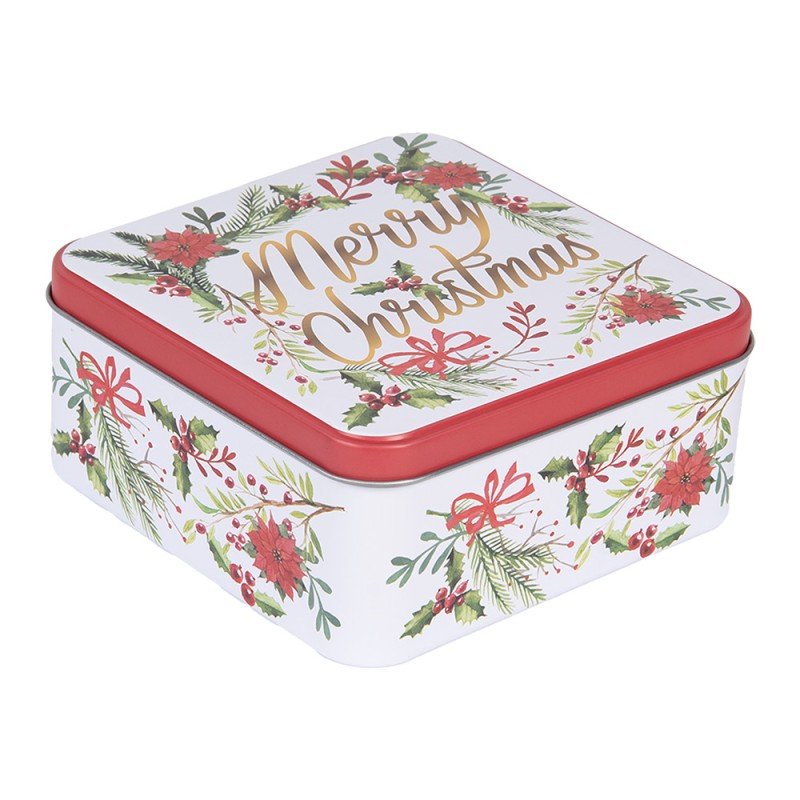Plätzchendosen 3er Set Metall Weihnachten - Merry Christmas Keksdosen Landhausstil {{ Shabby Chic und Landhaus Deko }} {{ www.Stein-Alt.de }}