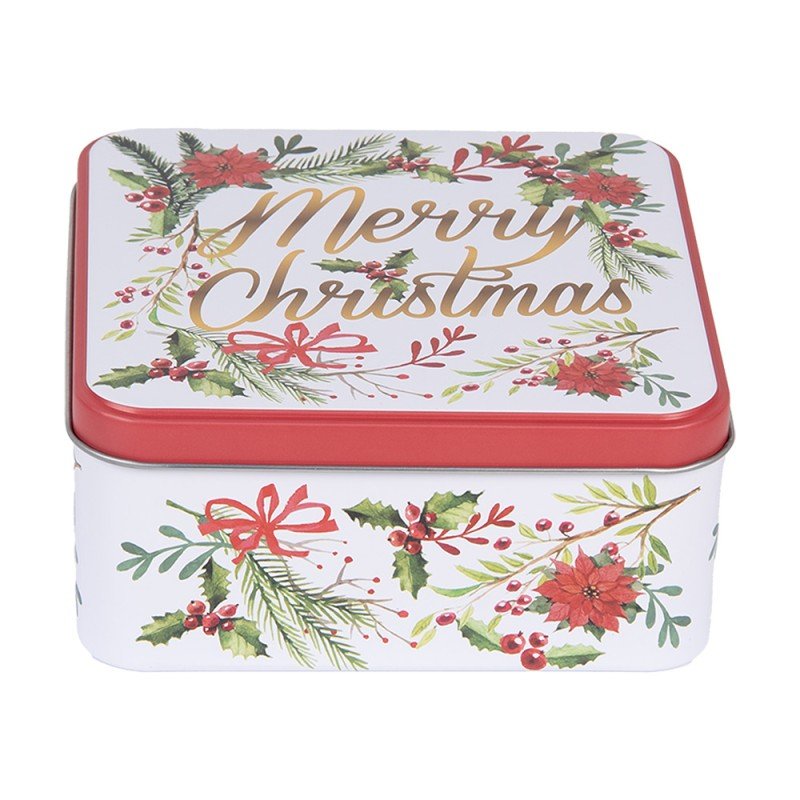 Plätzchendosen 3er Set Metall Weihnachten - Merry Christmas Keksdosen Landhausstil {{ Shabby Chic und Landhaus Deko }} {{ www.Stein-Alt.de }}