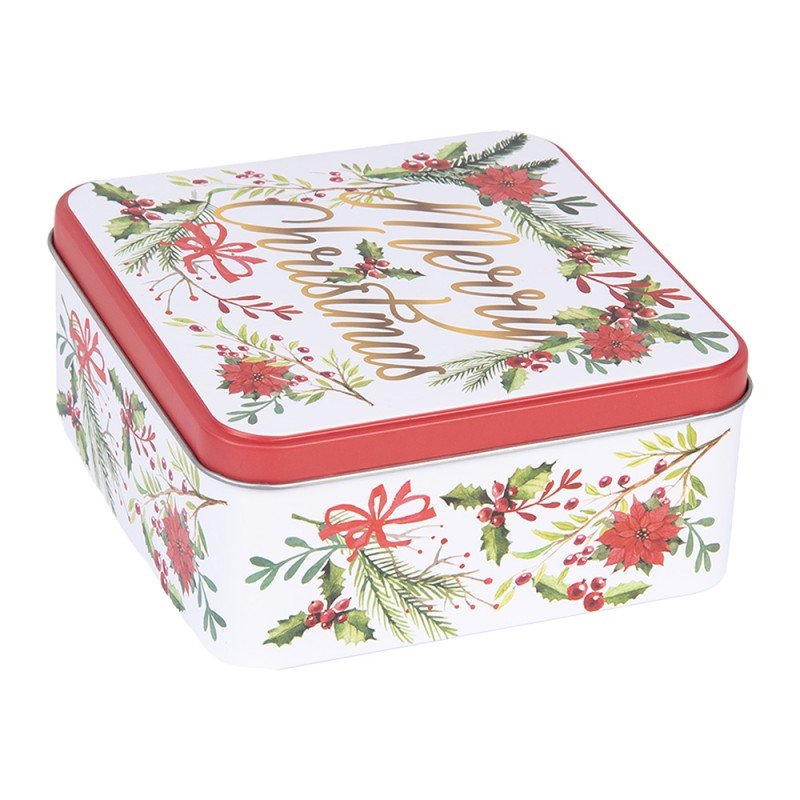 Plätzchendosen 3er Set Metall Weihnachten - Merry Christmas Keksdosen Landhausstil {{ Shabby Chic und Landhaus Deko }} {{ www.Stein-Alt.de }}