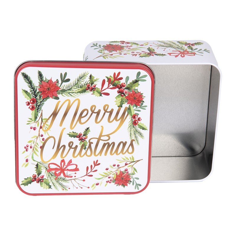 Plätzchendosen 3er Set Metall Weihnachten - Merry Christmas Keksdosen Landhausstil {{ Shabby Chic und Landhaus Deko }} {{ www.Stein-Alt.de }}