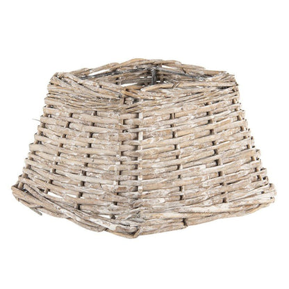 Lampenschirm Quadratischer Lampenschirm Rattan Braun E27 - Landhausstil Shabby Chic Shabby Chic und Landhaus Deko bei www.Stein-Alt.de