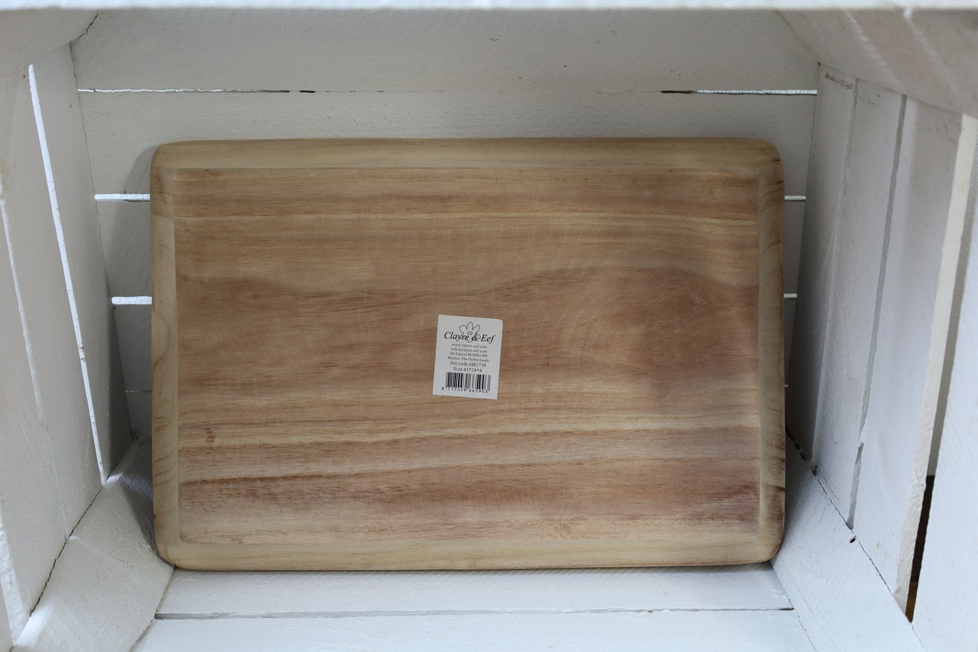 Holztablett Landhausstil – Rustikale Dekorationsschale in 2 Größen {{ Shabby Chic und Landhaus Deko }} {{ www.Stein-Alt.de }}