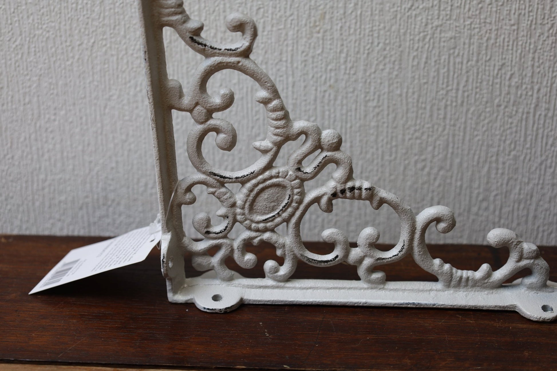 Regalkonsole Eisen Weiß – Wandhalterung Landhausstil {{ Shabby Chic und Landhaus Deko }} {{ www.Stein-Alt.de }}