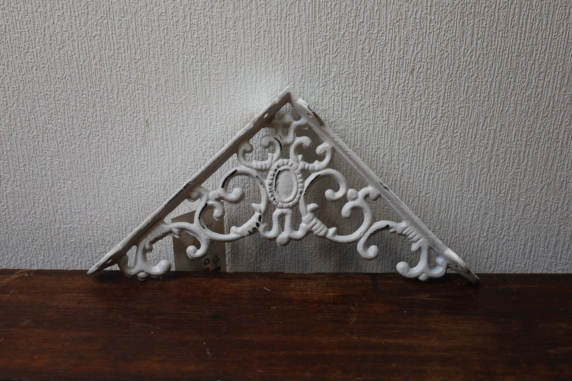 Regalkonsole Eisen Weiß – Wandhalterung Landhausstil {{ Shabby Chic und Landhaus Deko }} {{ www.Stein-Alt.de }}