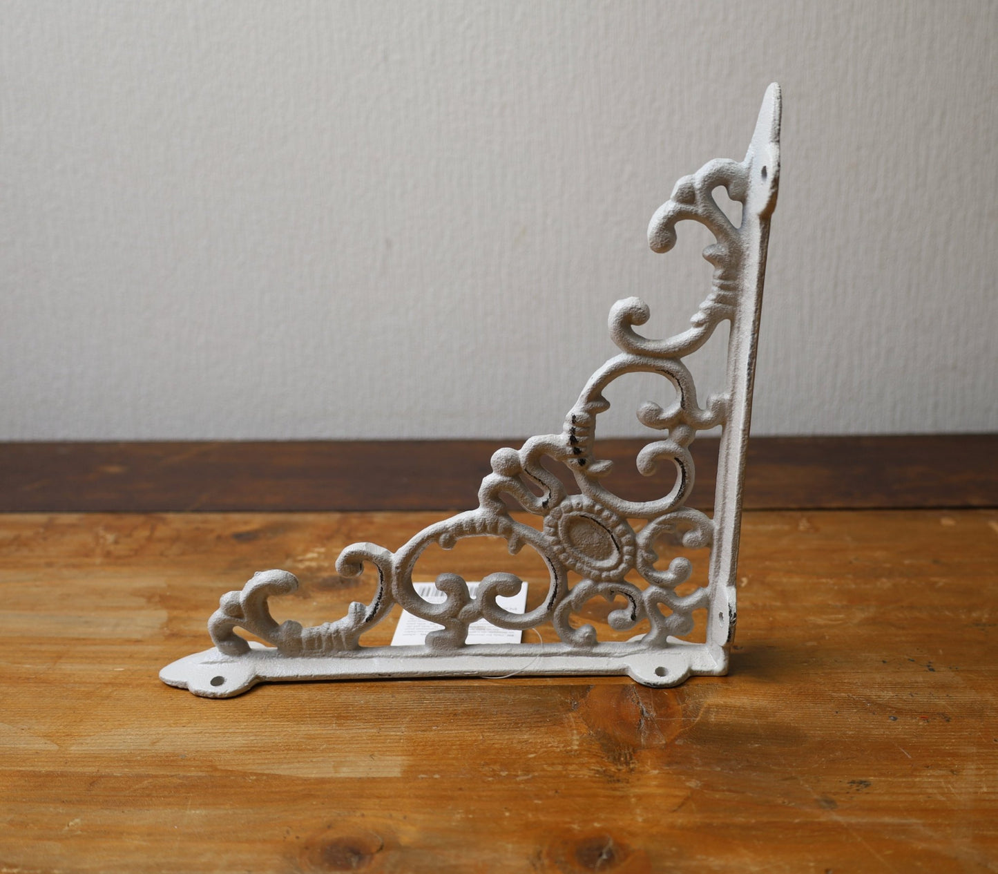 Regalkonsole Eisen Weiß – Wandhalterung Landhausstil {{ Shabby Chic und Landhaus Deko }} {{ www.Stein-Alt.de }}