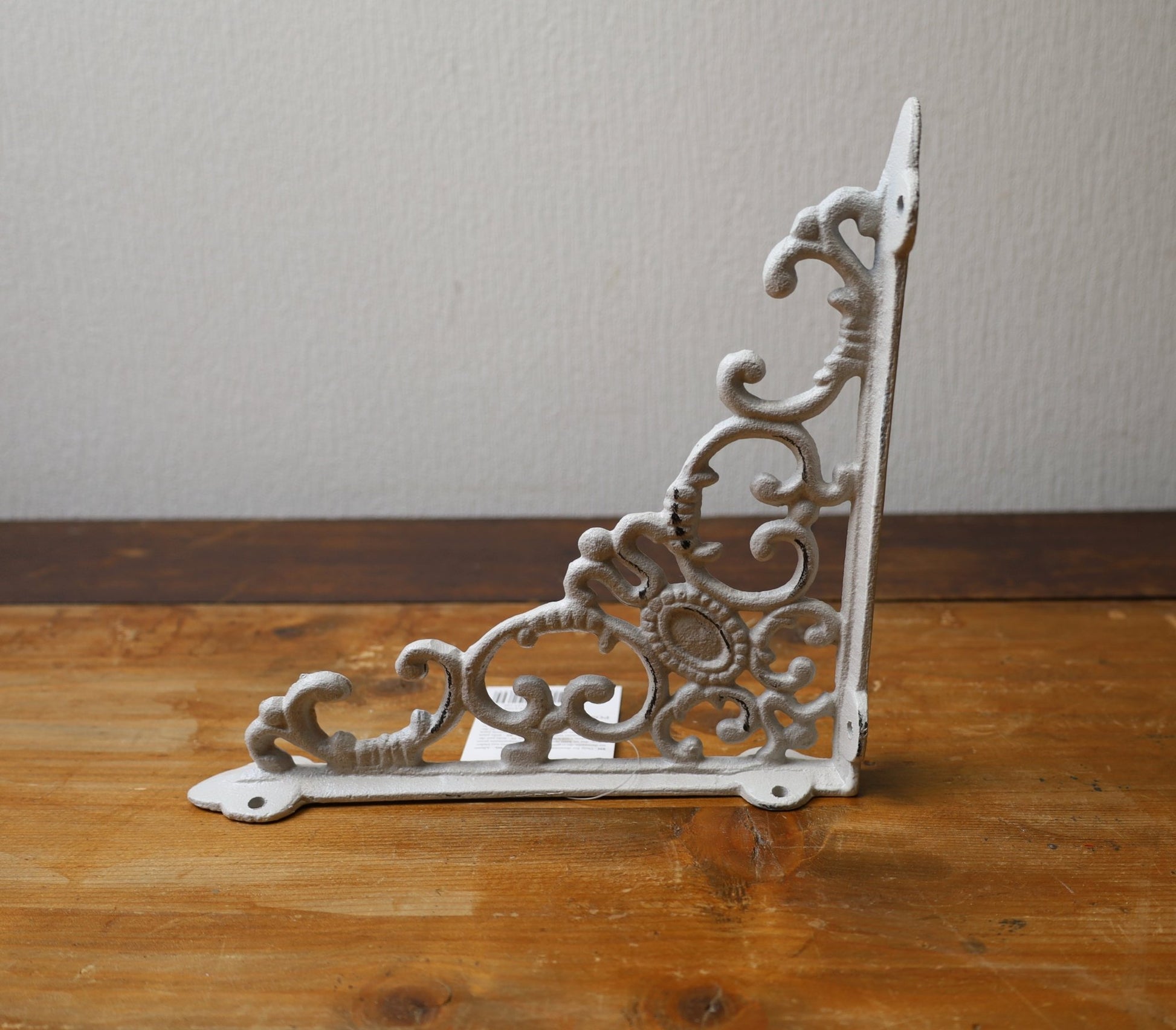 Regalkonsole Eisen Weiß – Wandhalterung Landhausstil {{ Shabby Chic und Landhaus Deko }} {{ www.Stein-Alt.de }}