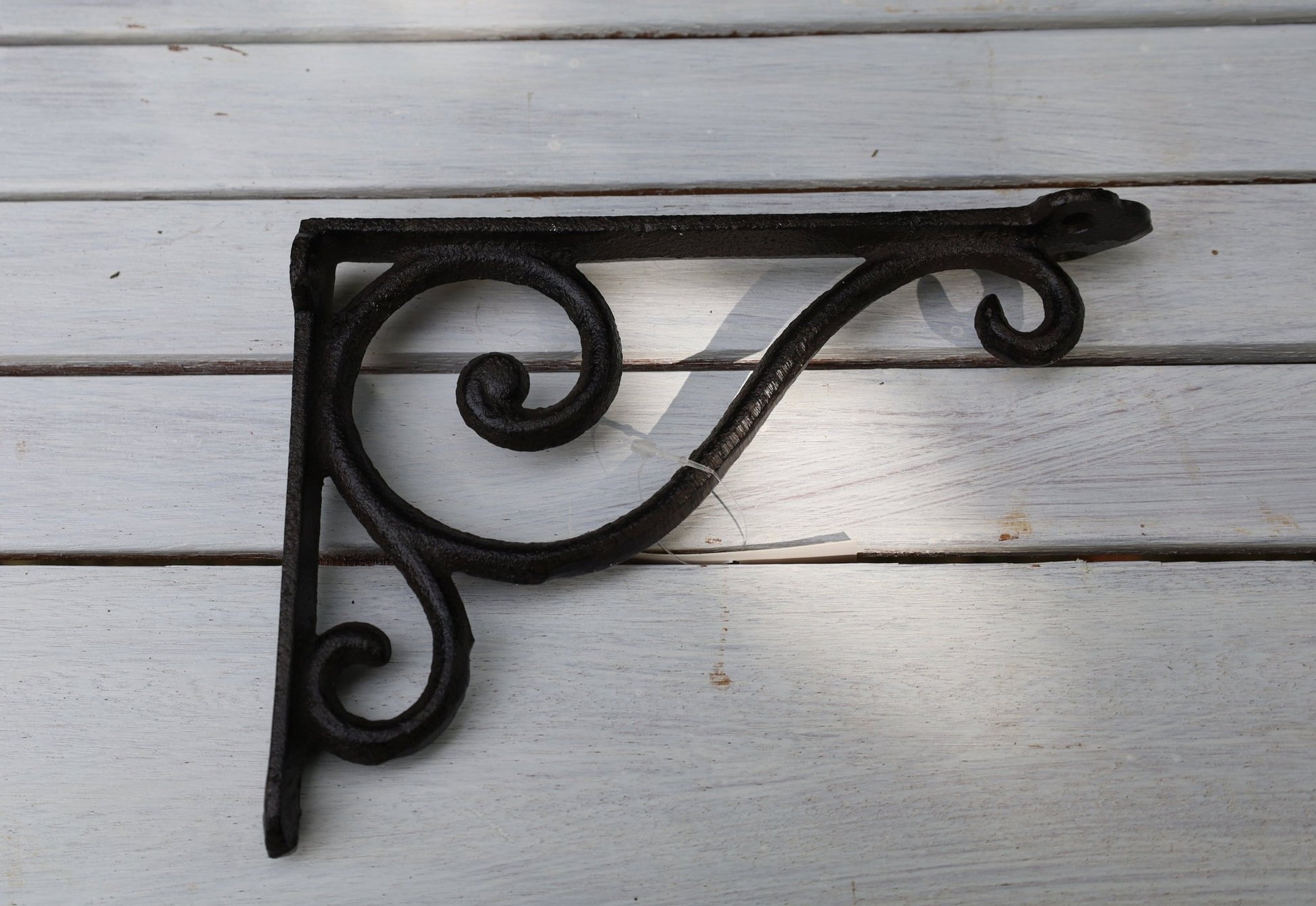 Regalkonsole Eisen Braun | Wandhalterung für Regal & Blumenampel Landhaus {{ Shabby Chic und Landhaus Deko }} {{ www.Stein-Alt.de }}