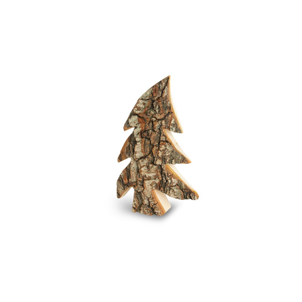 Rustikaler Tannenbaum aus Rindenholz - Handgefertigt im Landhausstil {{ Shabby Chic und Landhaus Deko }} {{ www.Stein-Alt.de }}