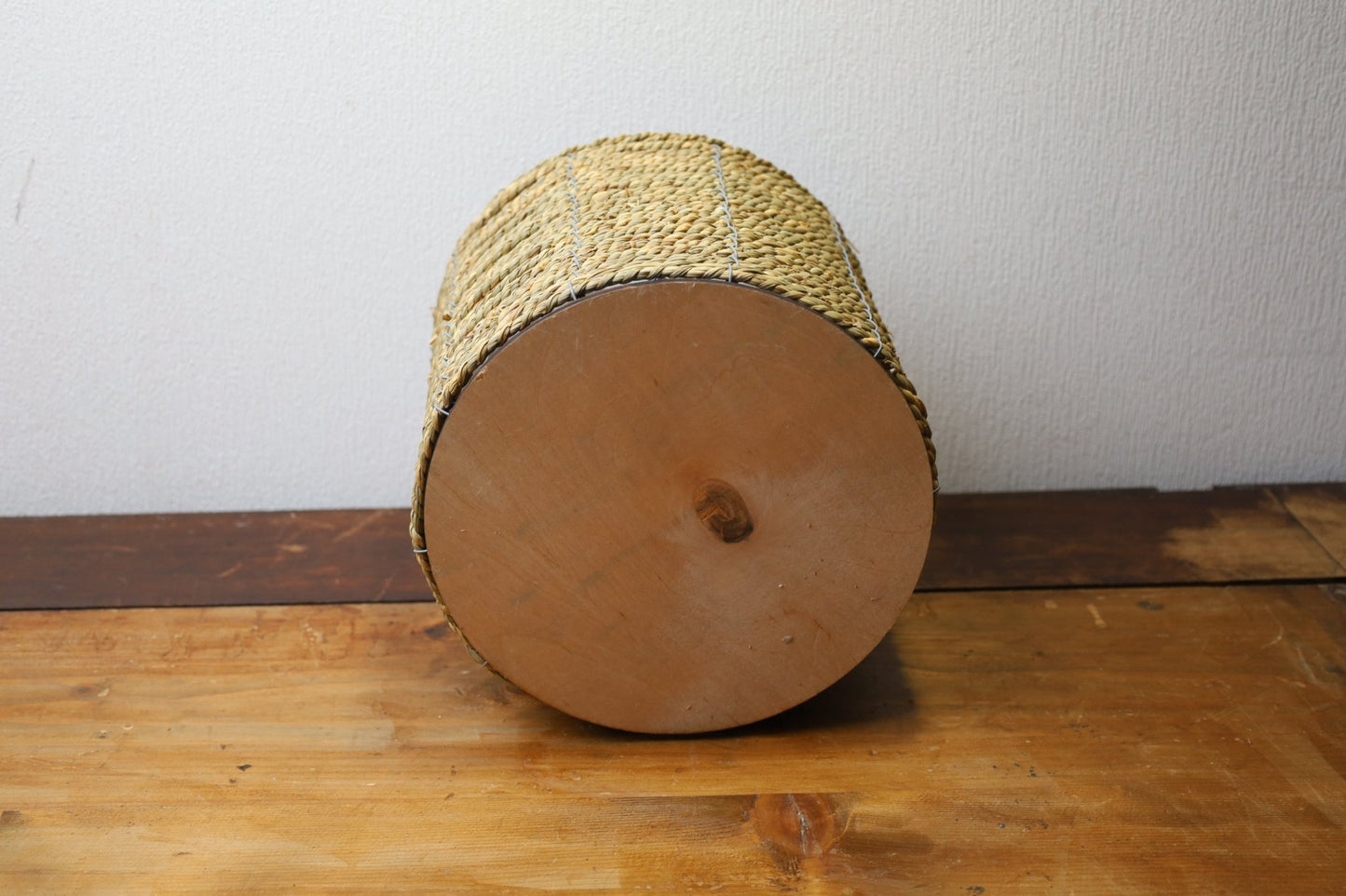 Seegras Übertopf Braun Natur - Boho Landhaus Blumentopf Innen {{ Shabby Chic und Landhaus Deko }} {{ www.Stein-Alt.de }}