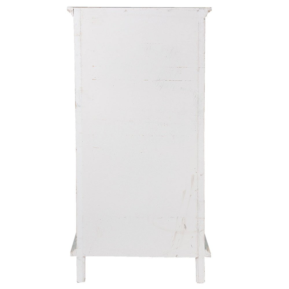 Shabby Chic Schrank Blau-Grün - Vertiko Brocante Landhausstil Holz | Clayre & Eef {{ Shabby Chic und Landhaus Deko }} {{ www.Stein-Alt.de }}