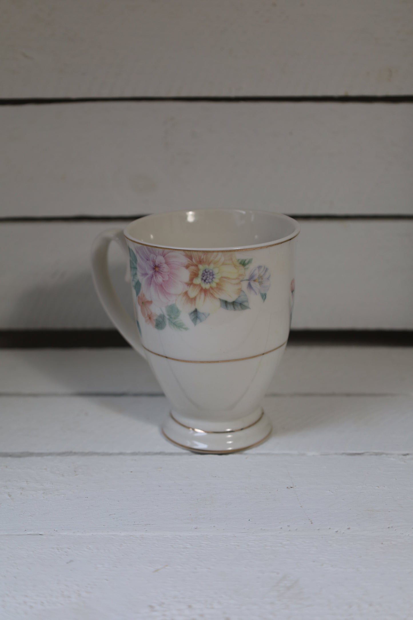 Tassen mit romantischem Blumenmotiv 300 ml – Clayre & Eef Mix and Match {{ Shabby Chic und Landhaus Deko }} {{ www.Stein-Alt.de }}