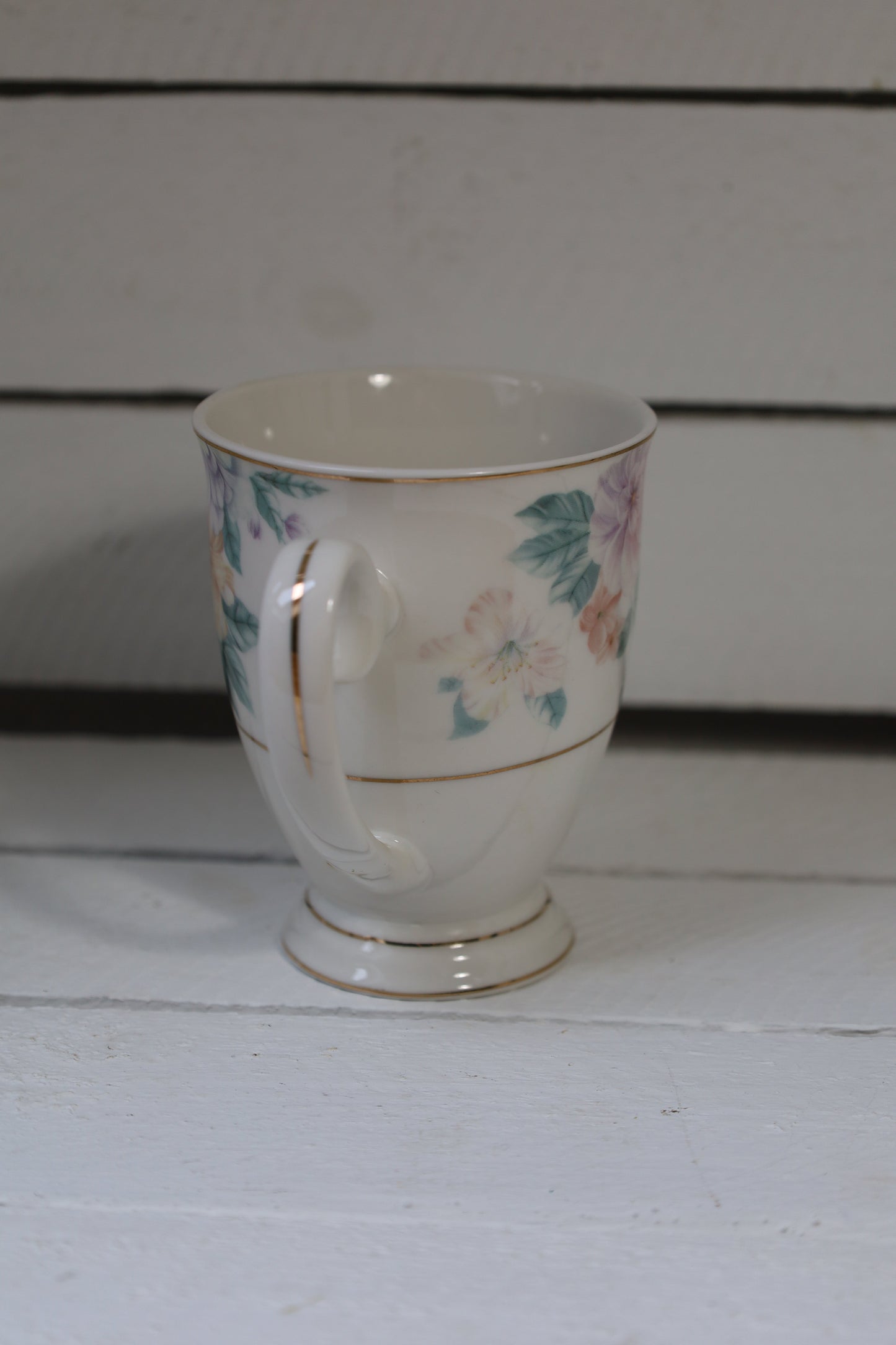Tassen mit romantischem Blumenmotiv 300 ml – Clayre & Eef Mix and Match {{ Shabby Chic und Landhaus Deko }} {{ www.Stein-Alt.de }}