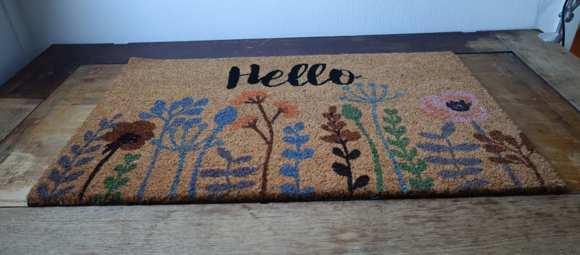 Türmatte aus Kokos für Drinnen & Außen – Fußabtreter mit natürlichen Motiven im Landhausstil {{ Shabby Chic und Landhaus Deko }} {{ www.Stein-Alt.de }}
