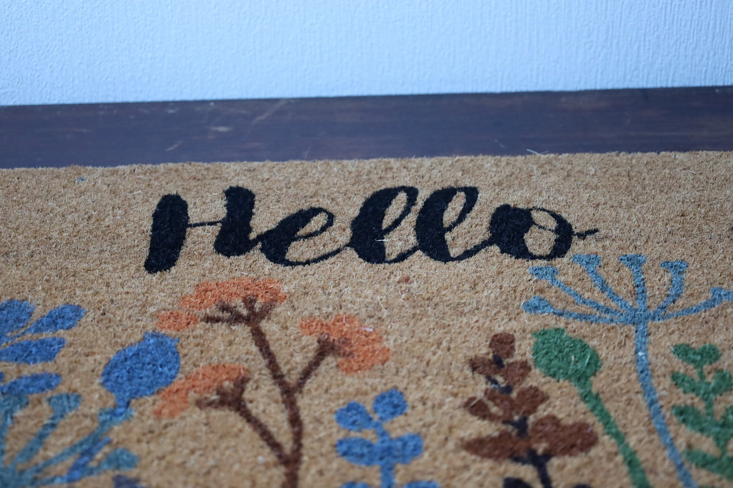 Türmatte aus Kokos für Drinnen & Außen – Fußabtreter mit natürlichen Motiven im Landhausstil {{ Shabby Chic und Landhaus Deko }} {{ www.Stein-Alt.de }}