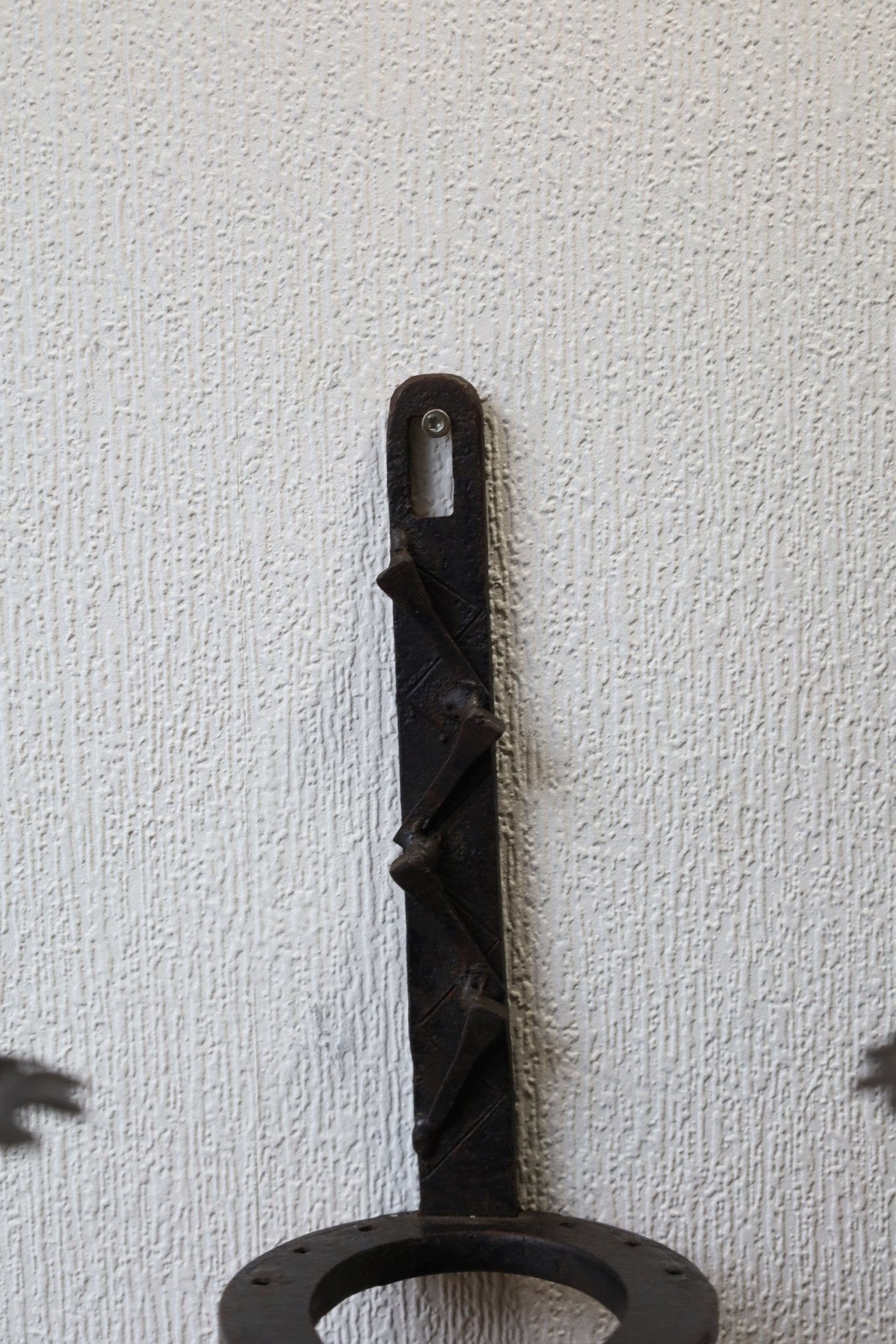 Wandkerzenhalter Hufeisen Gusseisen Schwarz - Kleeblatt-Design für 2 Kerzen Landhaus {{ Shabby Chic und Landhaus Deko }} {{ www.Stein-Alt.de }}